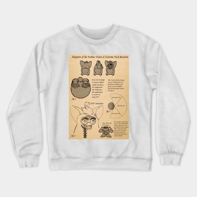 Furby anatomy Crewneck Sweatshirt by Netoey